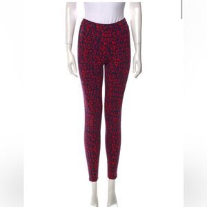 Moncler Stretch Leggings Tights - Size Small - red pink blue - Y2K - Balletcorp